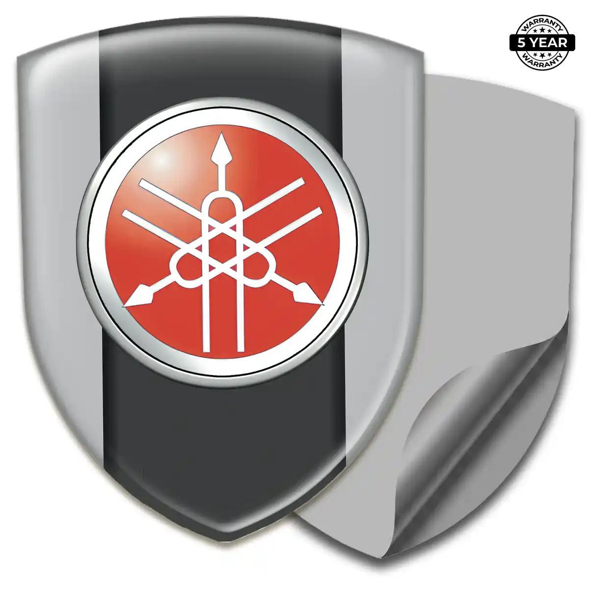 Yamaha Domed Car Sticker Sleek Style