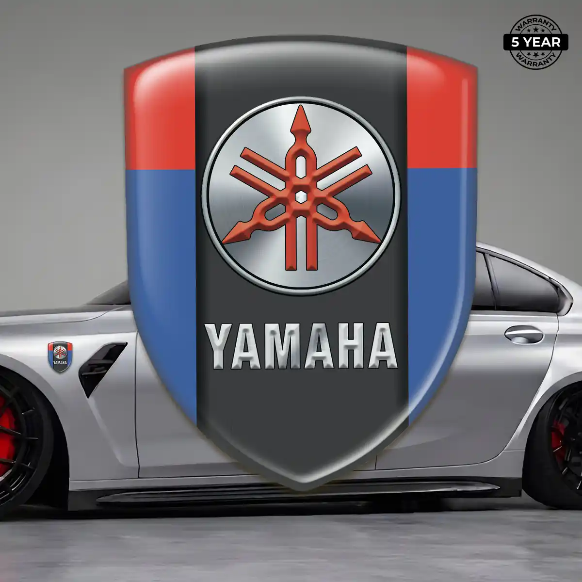 Yamaha Domed Car Sticker Sport Tuning