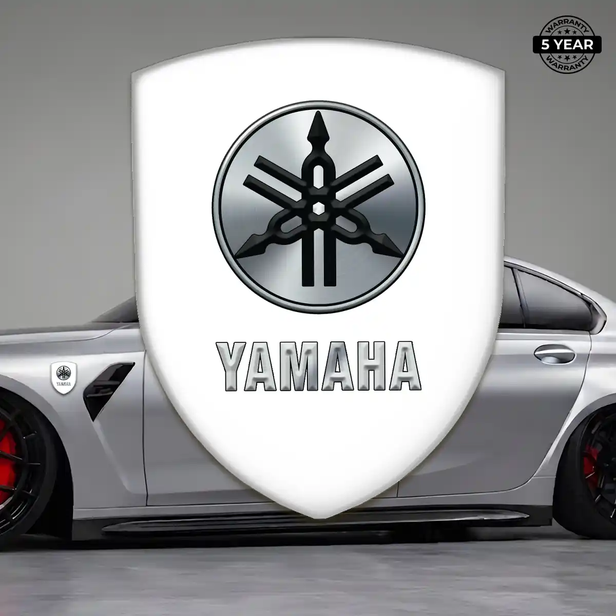Yamaha Domed Car Sticker Superior Craft