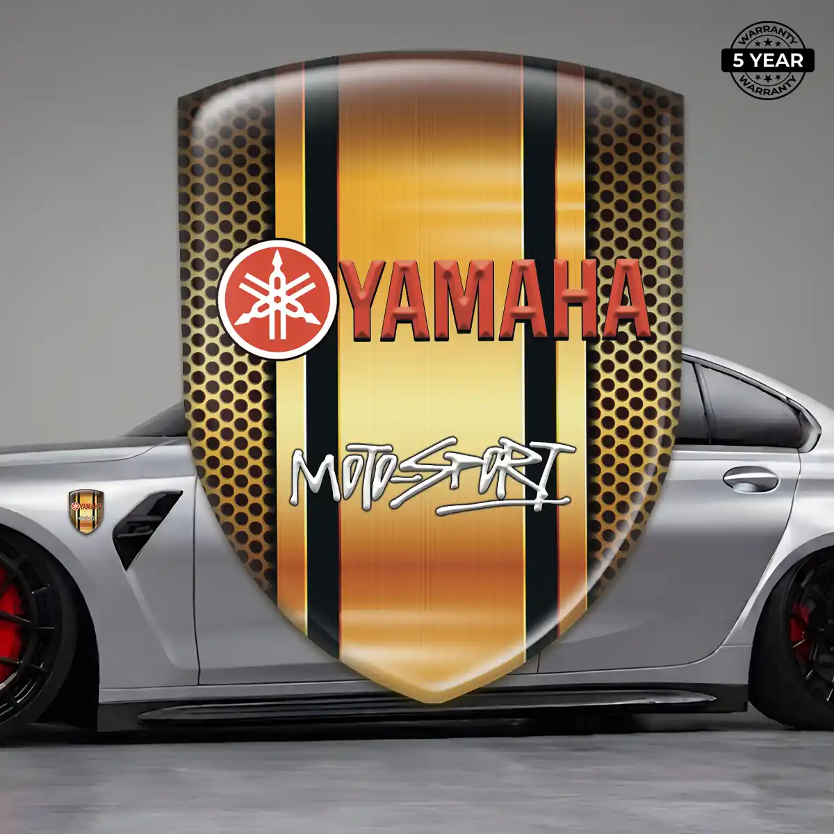 Yamaha Domed Decal Exterior Luxe
