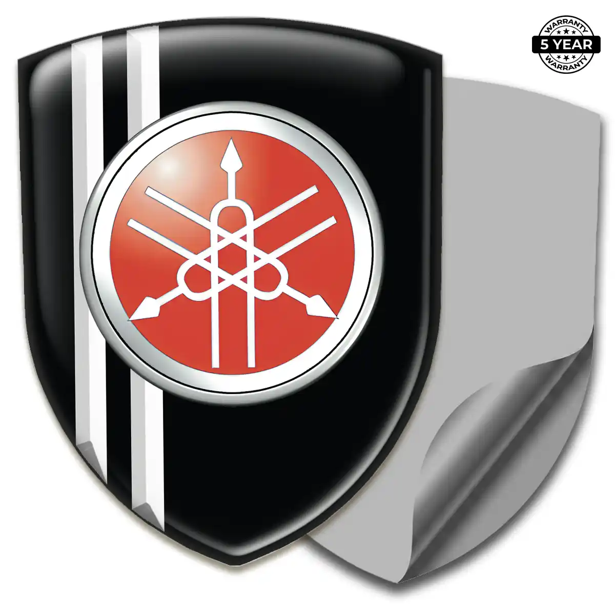 Yamaha Domed Decal Resin Luxe