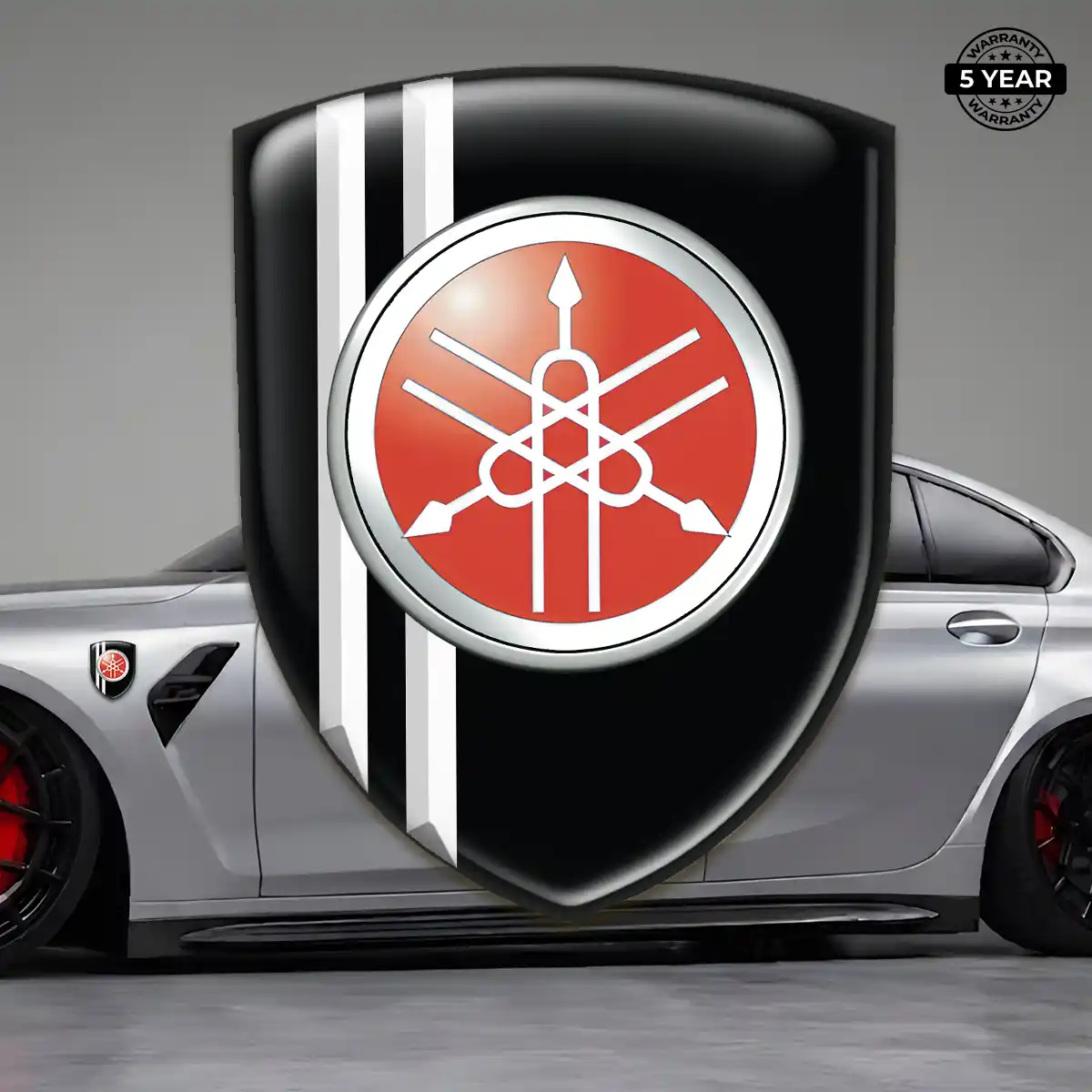 Yamaha Domed Decal Resin Luxe