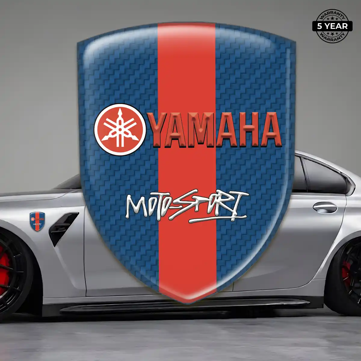 Yamaha Domed Emblem Resin Luxe