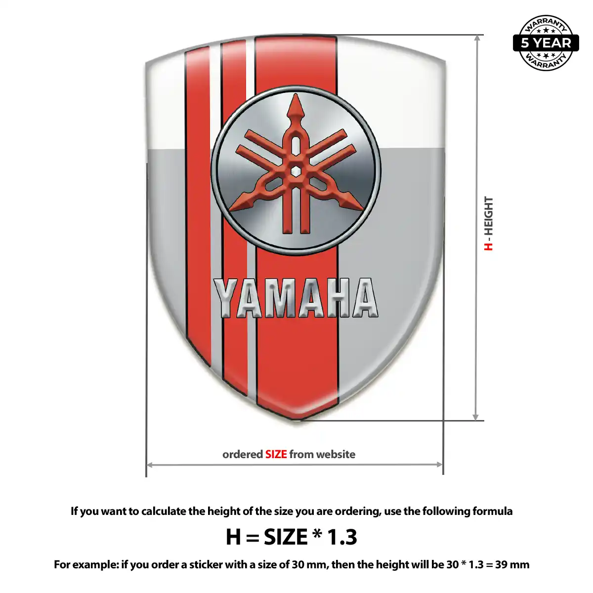 Yamaha Domed Emblem Sport Tuning