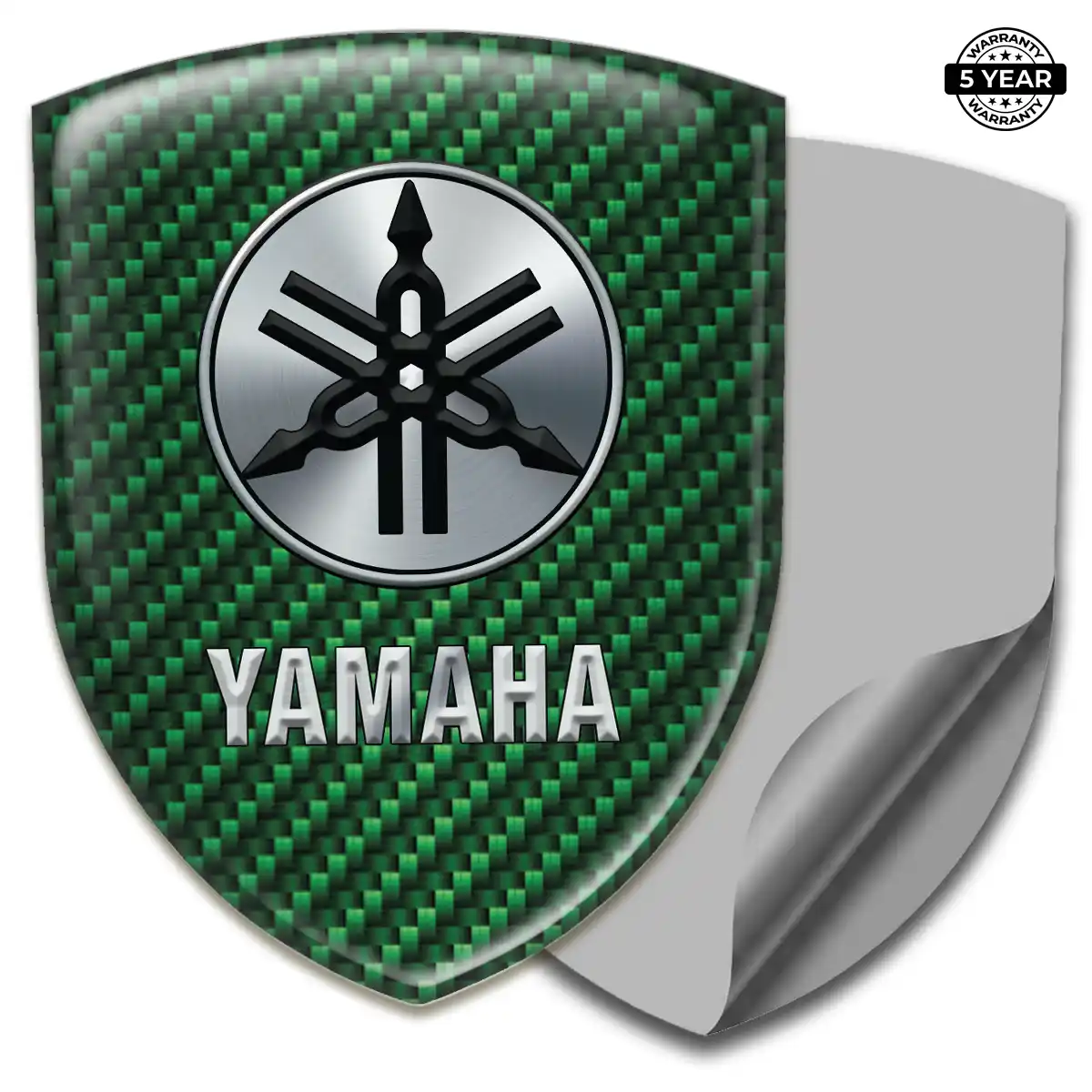 Yamaha Domed Logo Decal Branded Line