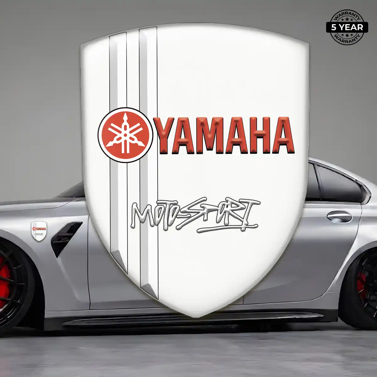 Yamaha Domed Logo Decal Exterior Luxe