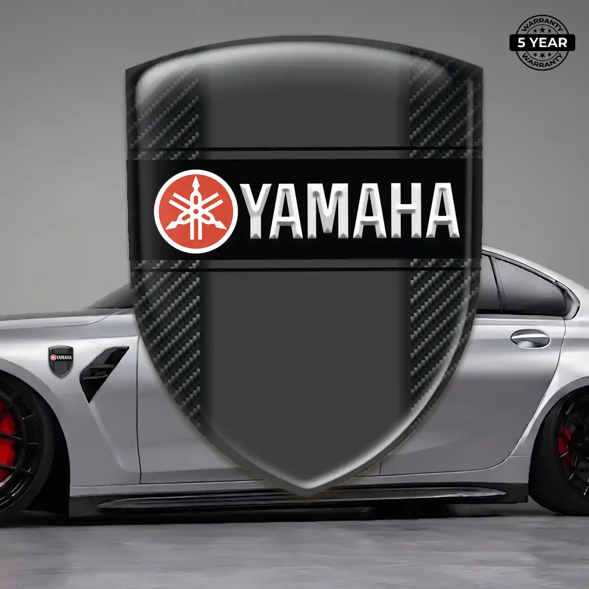 Yamaha Domed Logo Decal Interior Elegance