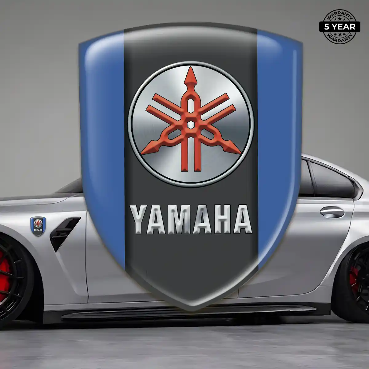 Yamaha Domed Logo Decal Interior Luxe
