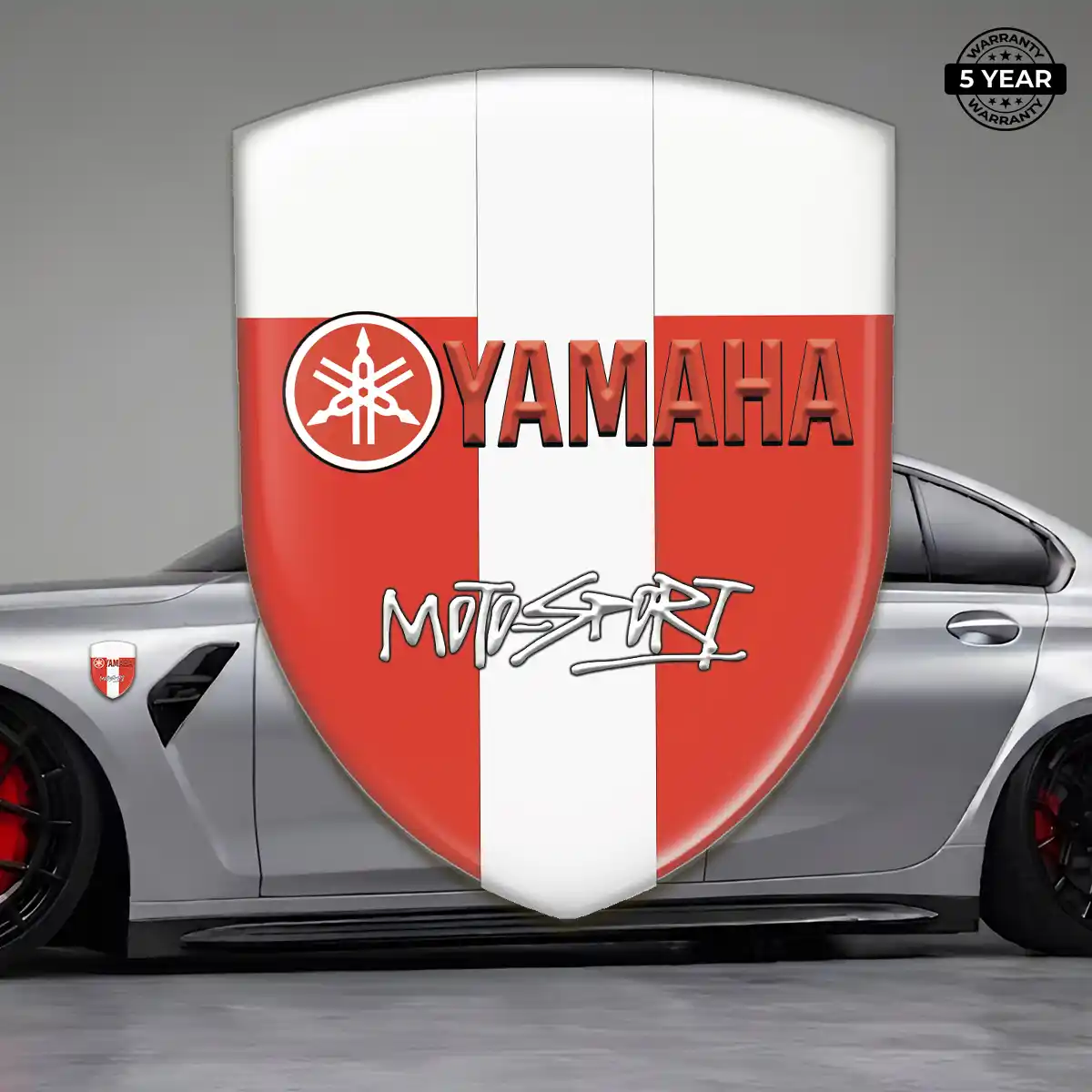 Yamaha Domed Logo Decal Marked Edition