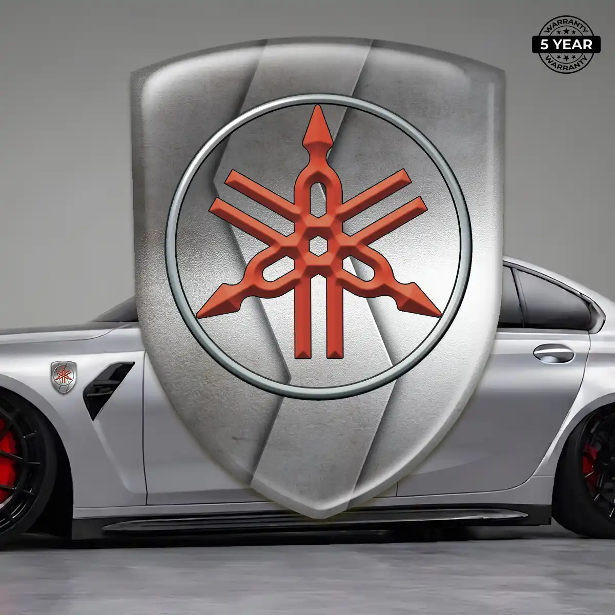 Yamaha Domed Logo Decal Outer Style