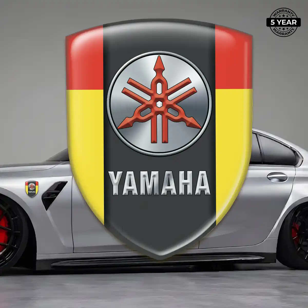 Yamaha Domed Logo Decal Premium Dome