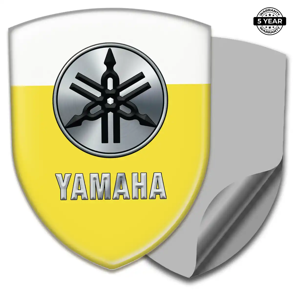 Yamaha Domed Logo Decal Refined Design
