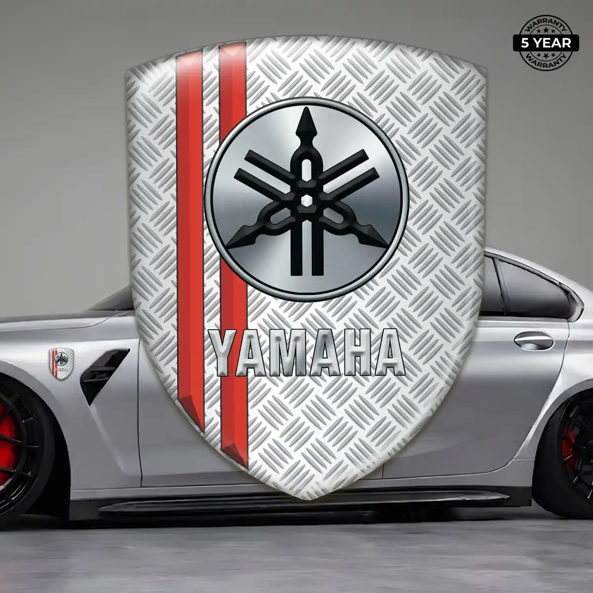 Yamaha Domed Logo Decal Sleek Style