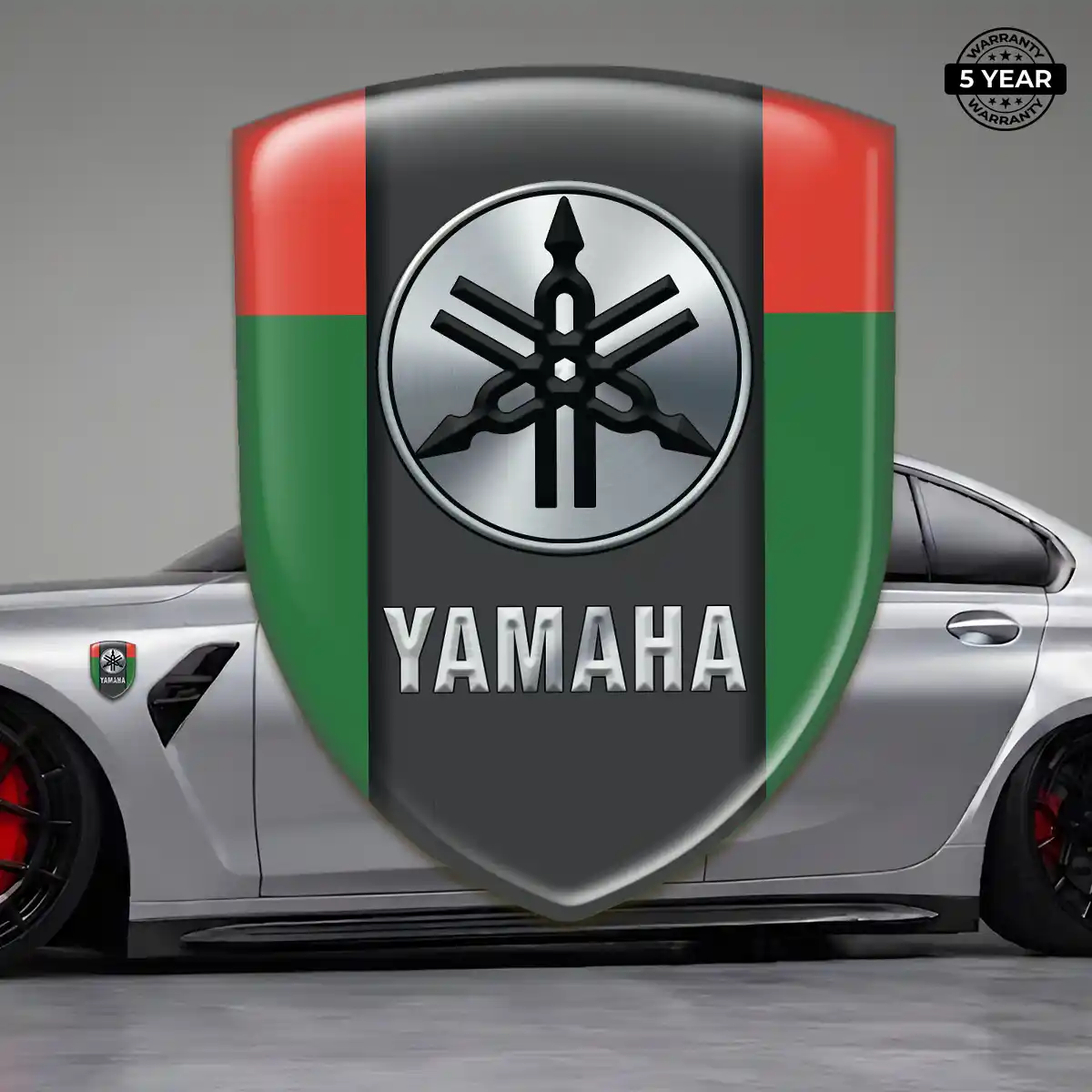Yamaha Domed Logo Sticker Auto Tuning