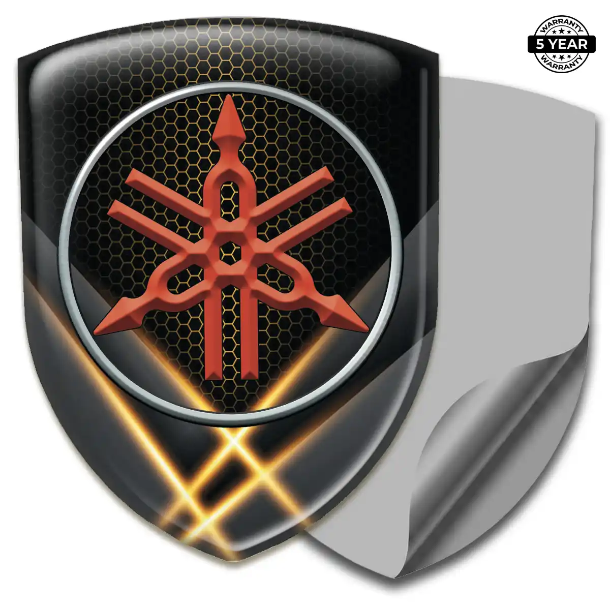 Yamaha Domed Logo Sticker Elite Finish