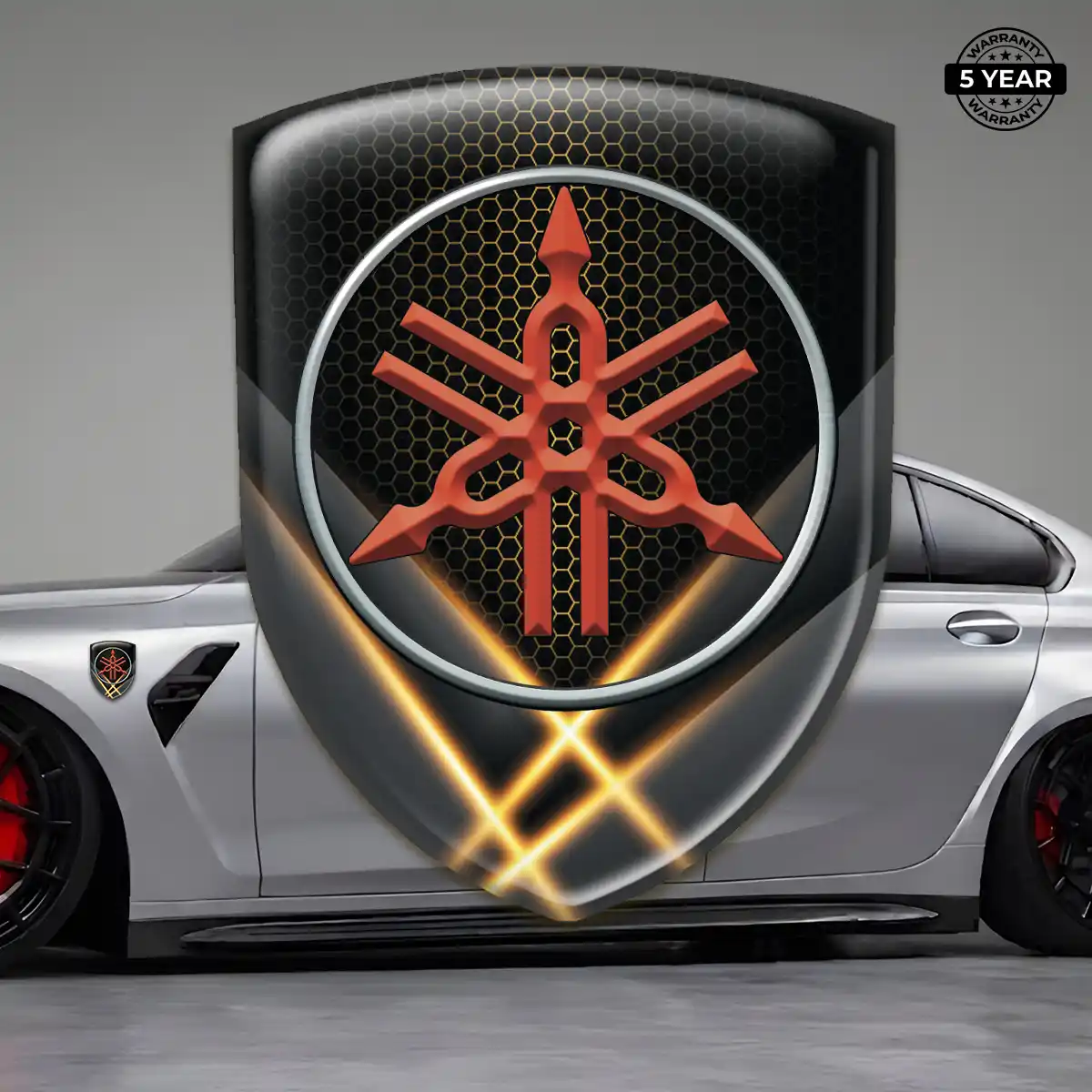Yamaha Domed Logo Sticker Elite Finish