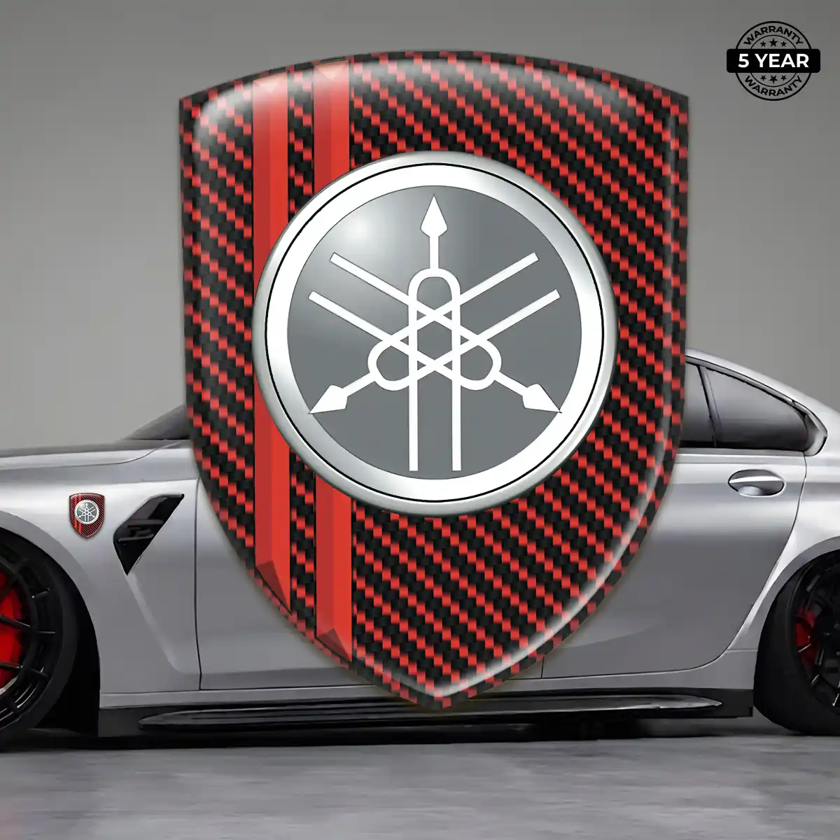 Yamaha Domed Logo Sticker Exterior Luxe