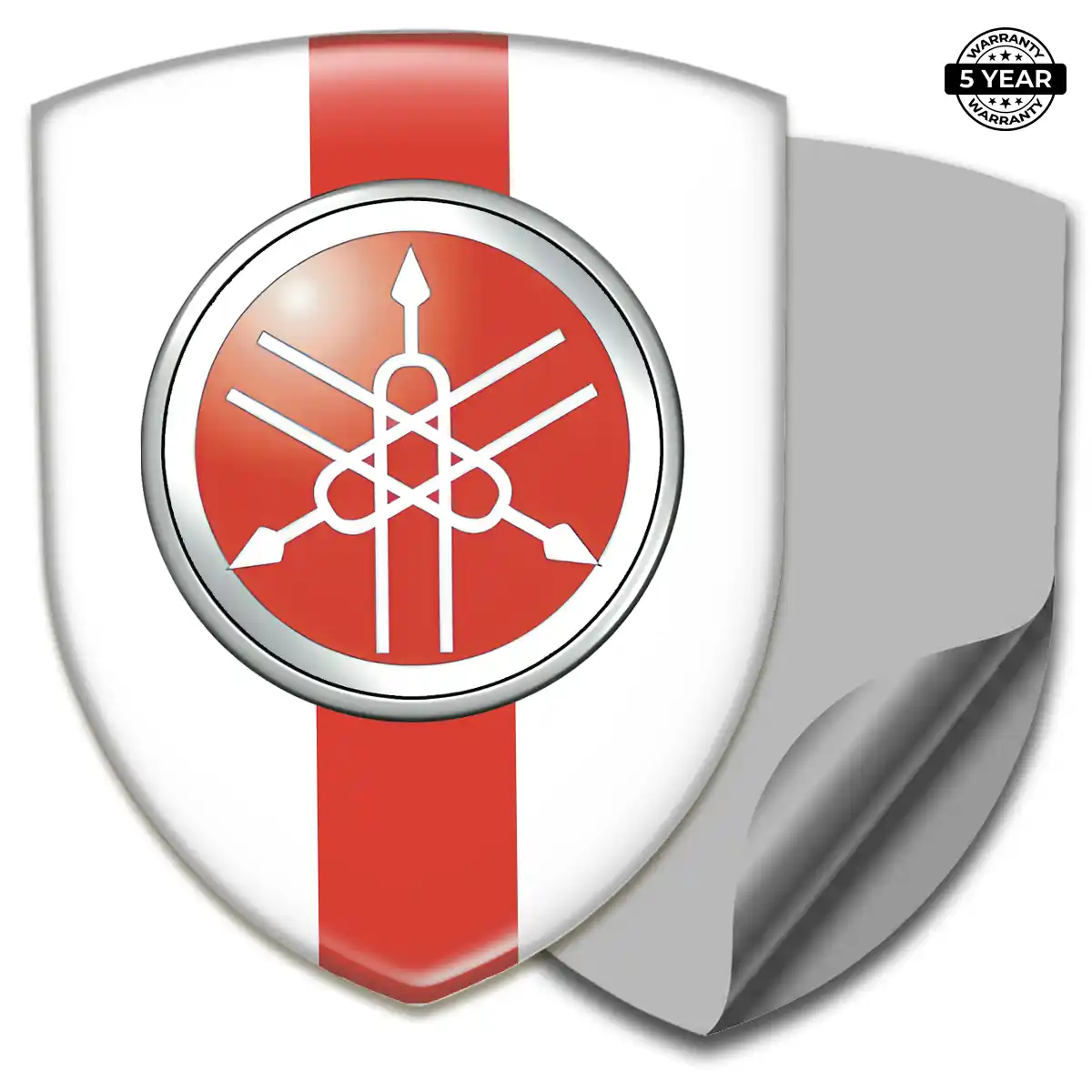 Yamaha Domed Logo Sticker Interior Elegance