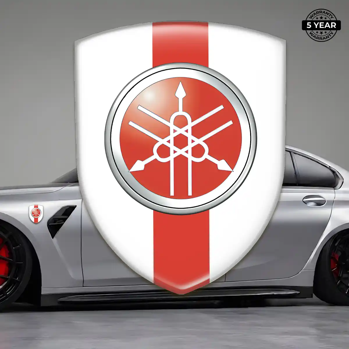 Yamaha Domed Logo Sticker Interior Elegance