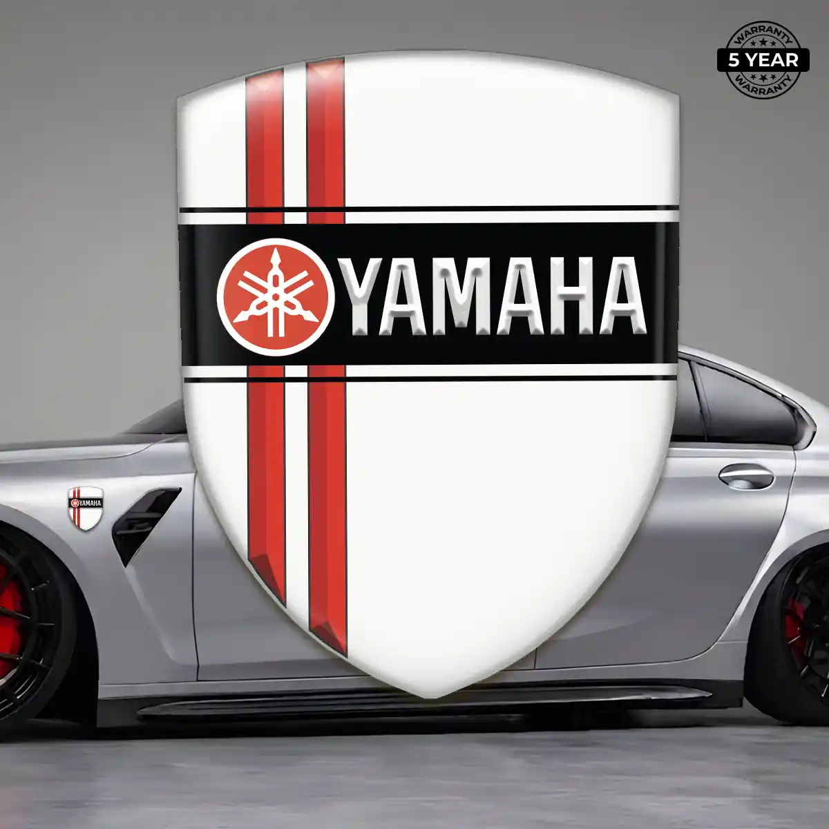 Yamaha Domed Logo Sticker Interior Luxe