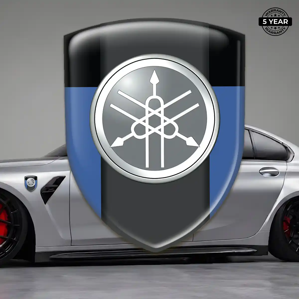 Yamaha Domed Logo Sticker Marked Edition