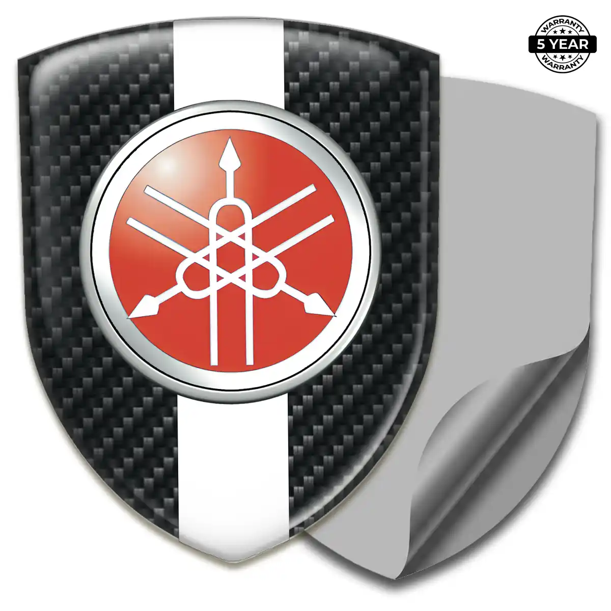 Yamaha Domed Logo Sticker Outer Style