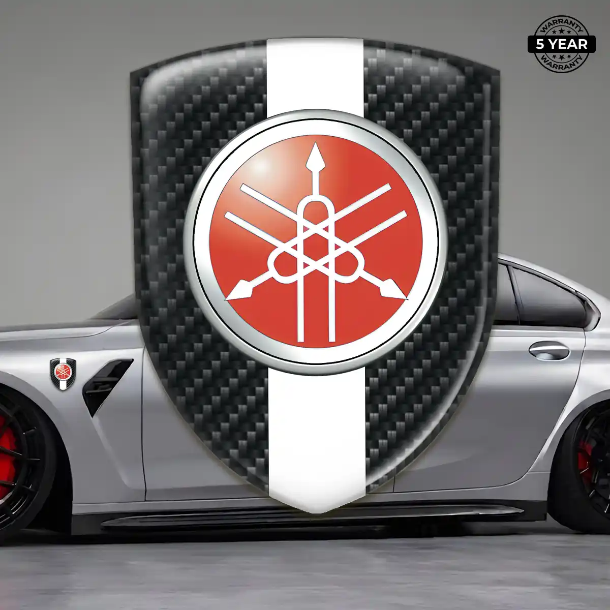 Yamaha Domed Logo Sticker Outer Style