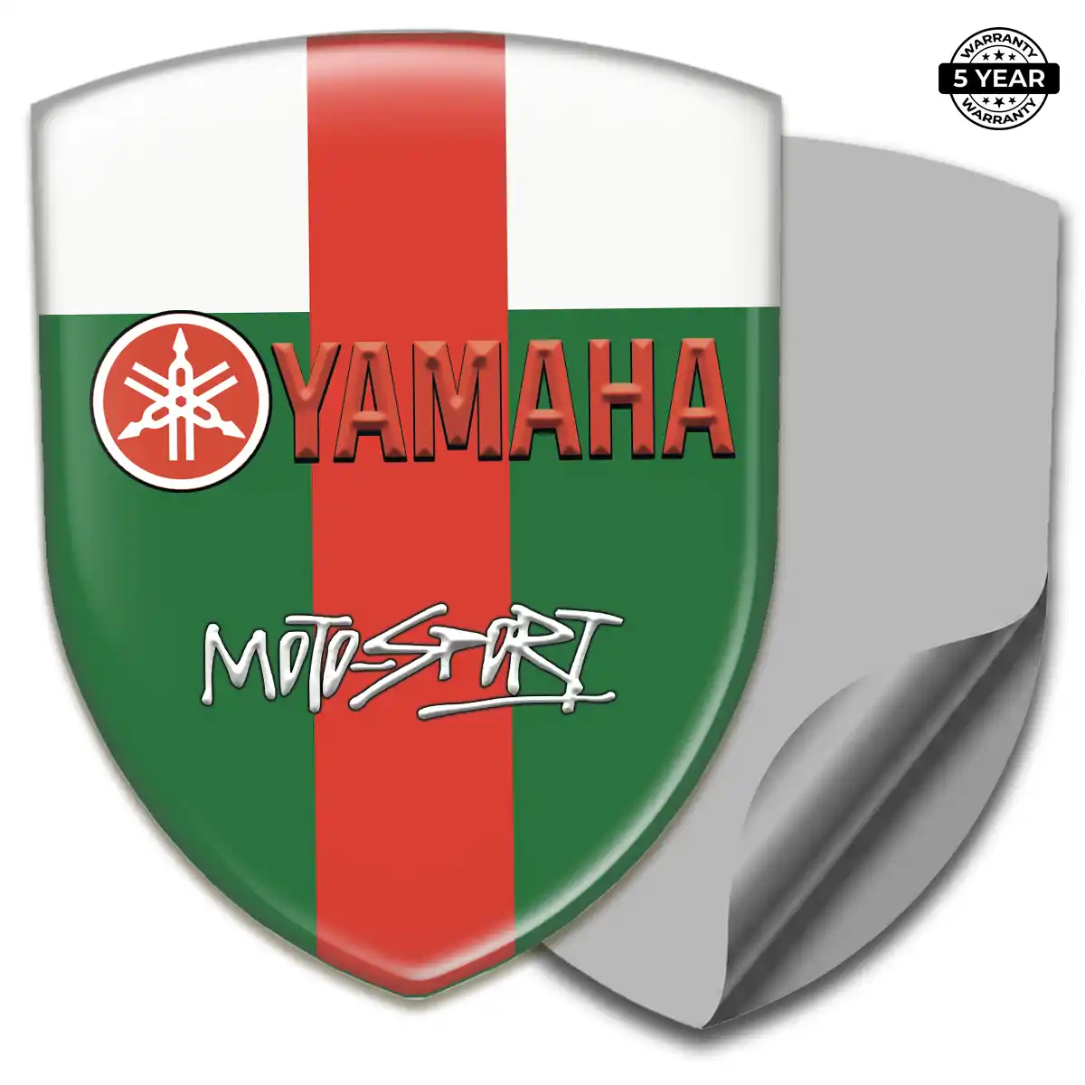 Yamaha Domed Logo Sticker Resin Luxe
