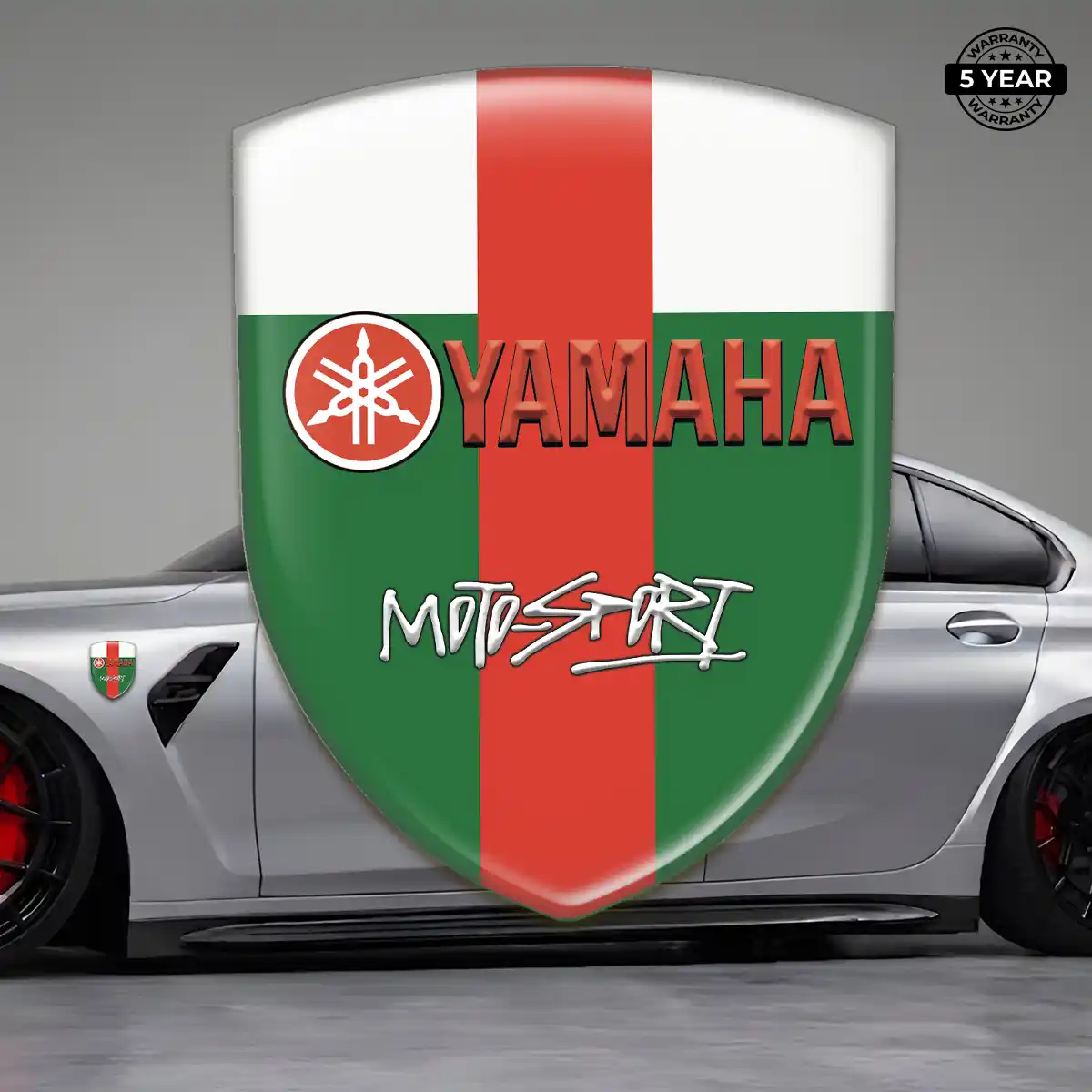 Yamaha Domed Logo Sticker Resin Luxe