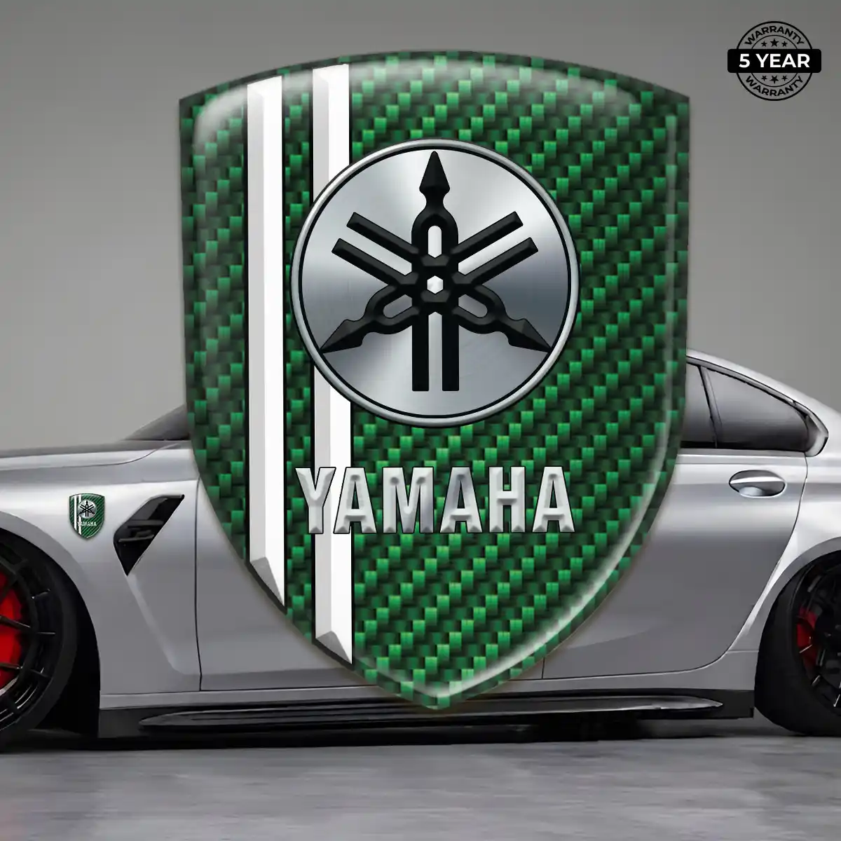 Yamaha Domed Logo Sticker Street Tuning