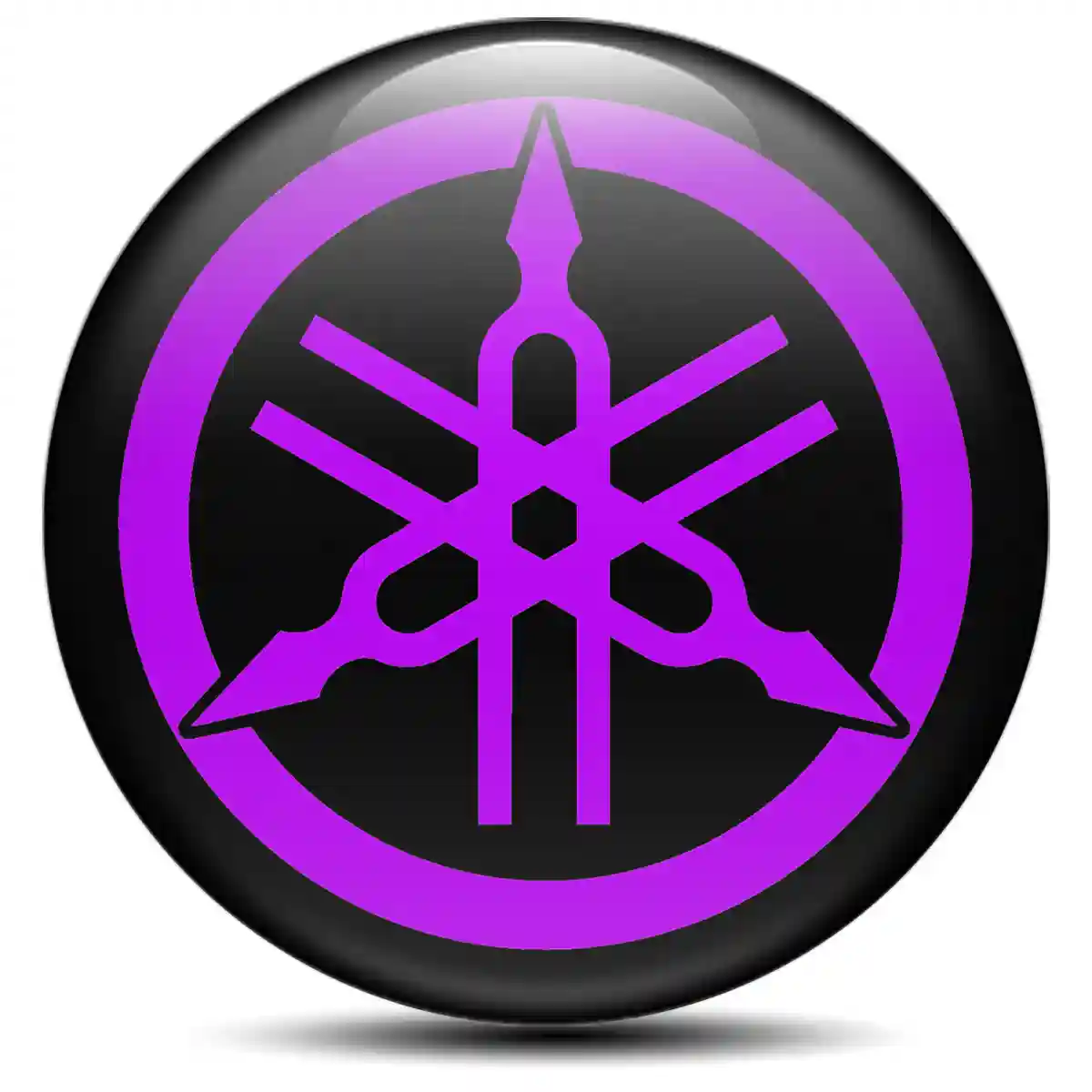 Yamaha Domed Sticker Refined Design