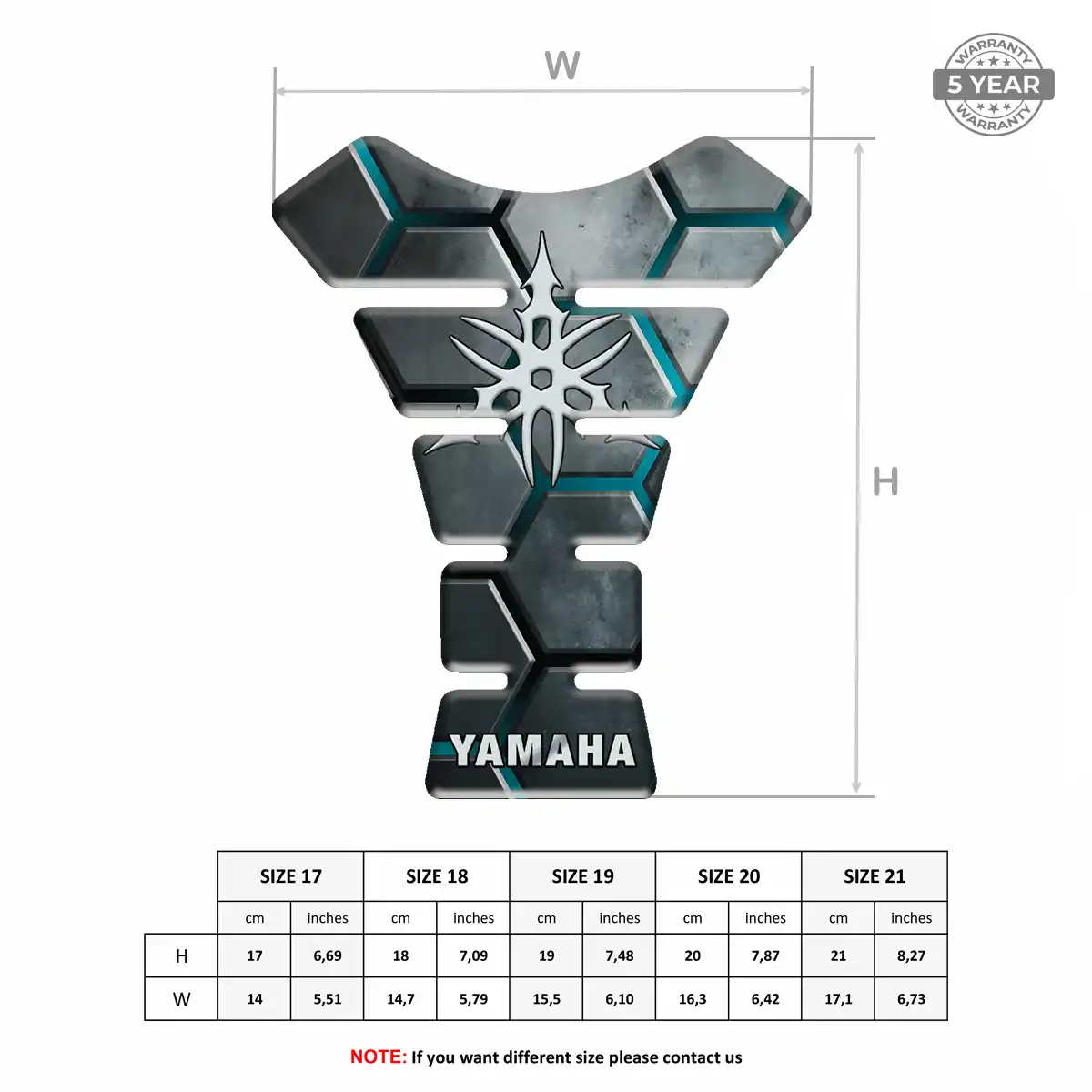 Yamaha Domed Tank Pad Deluxe Edition
