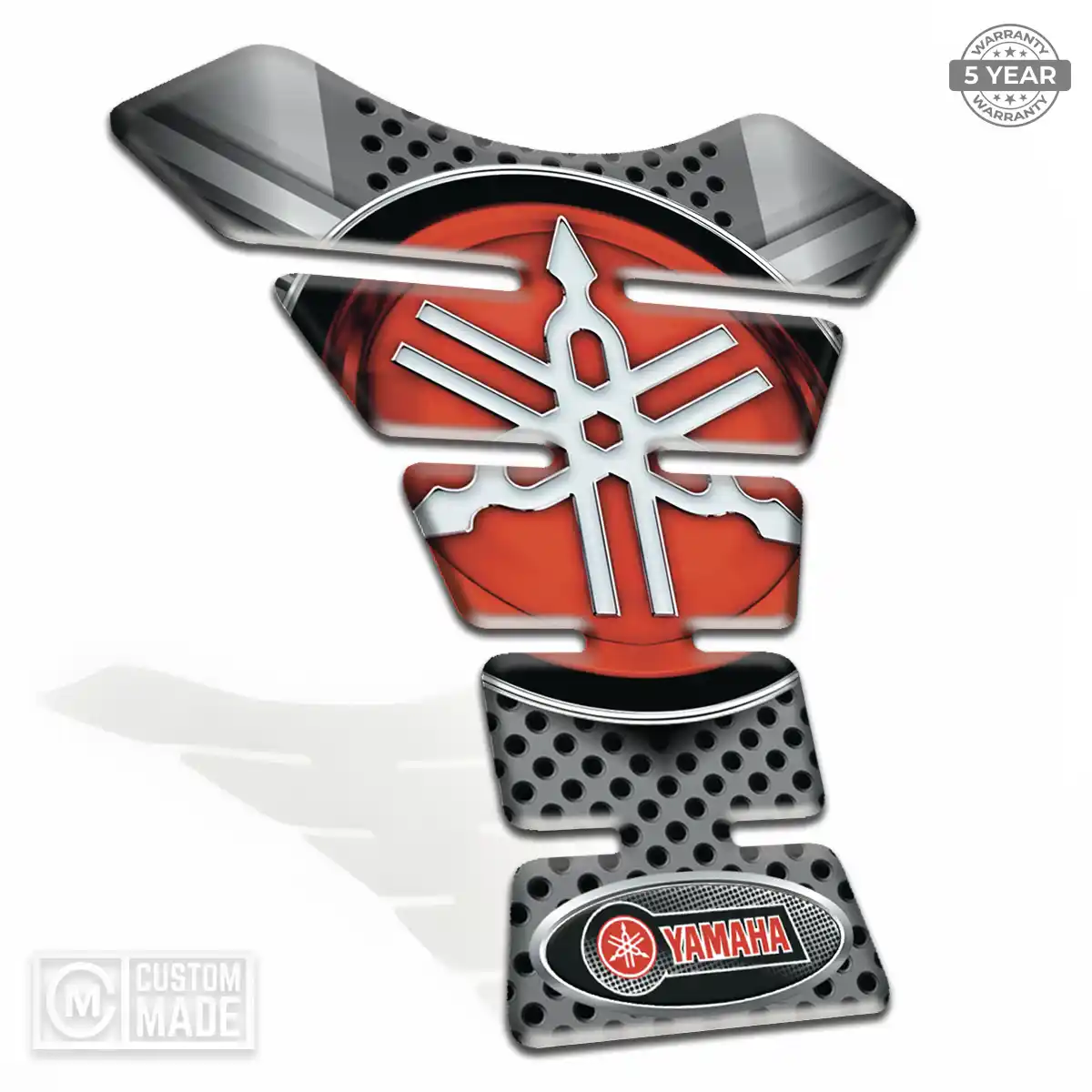 Yamaha Domed Tank Pad Sleek Style