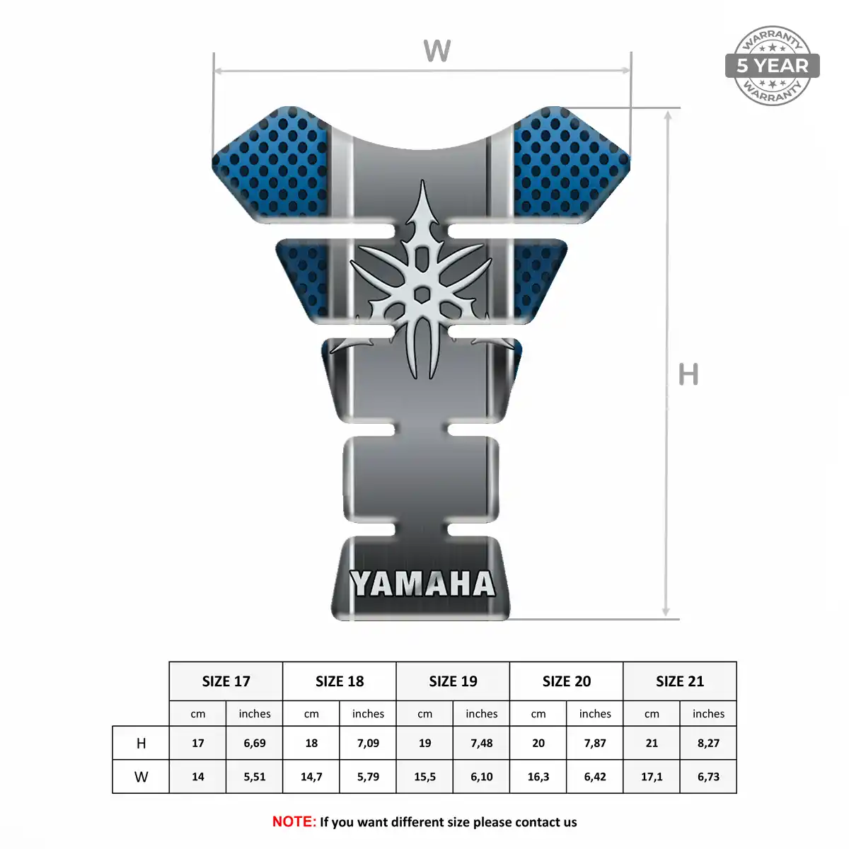Yamaha Domed Tank Pad Superior Craft