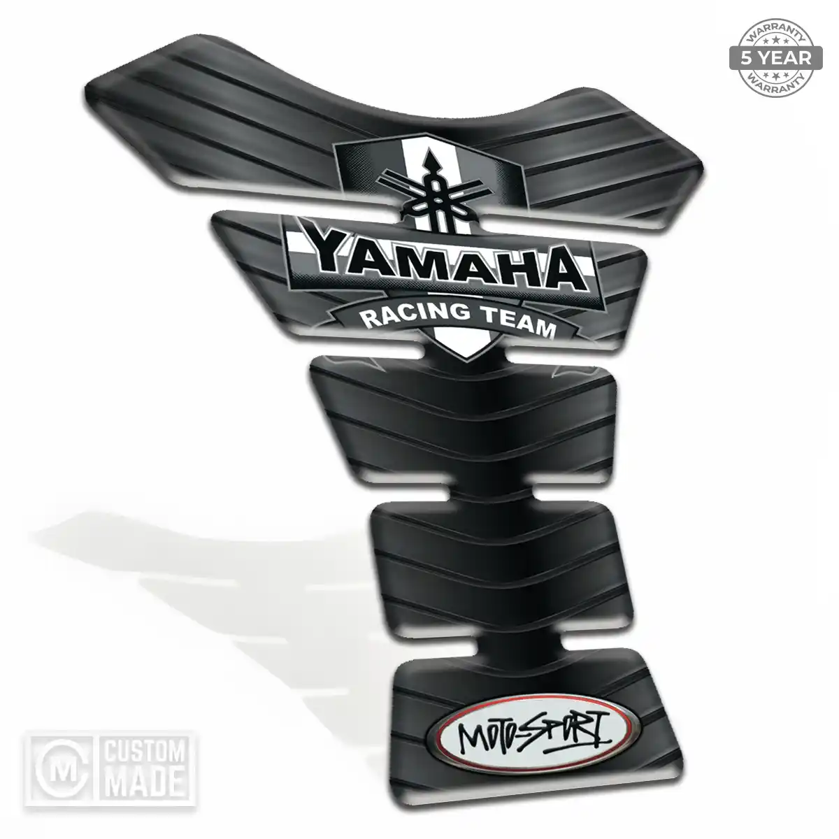 Yamaha Domed Tank Sticker Sleek Style
