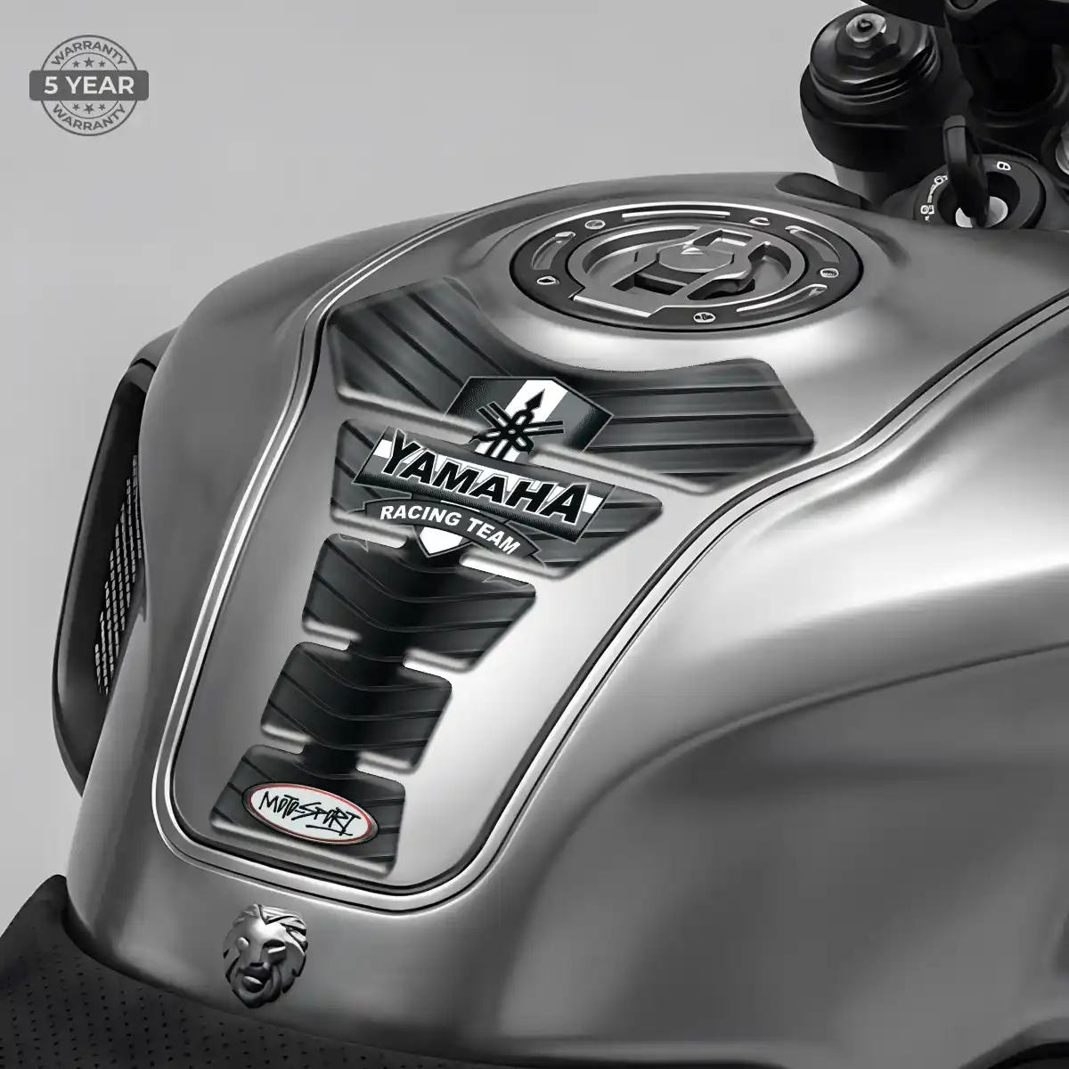 Yamaha Domed Tank Sticker Sleek Style