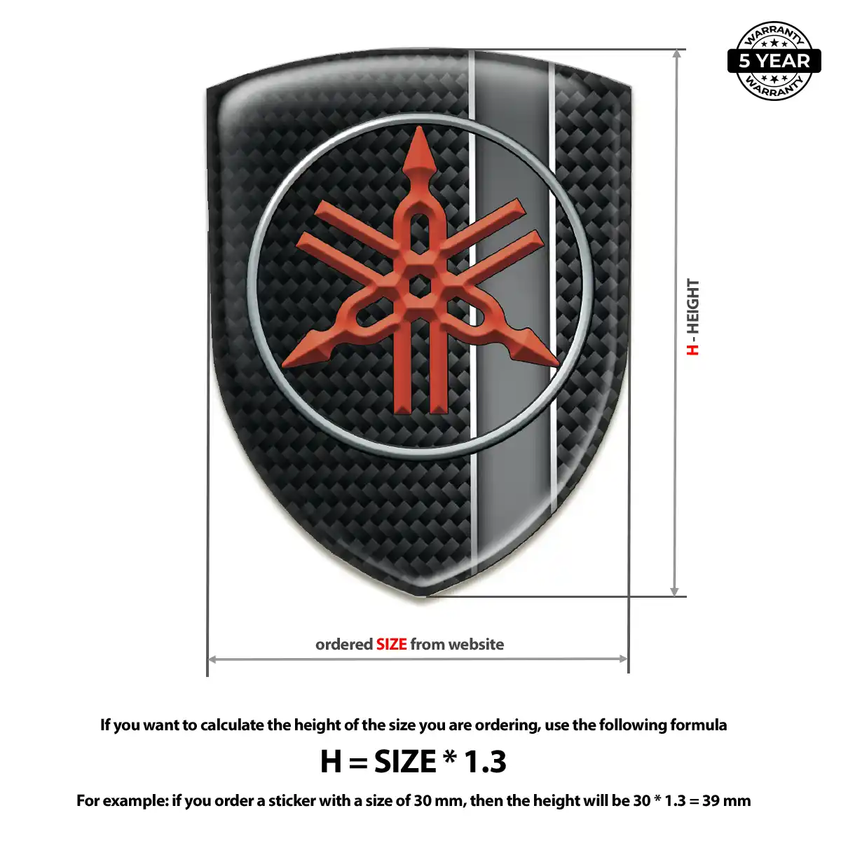 Yamaha Emblem Badge Auto Tuning