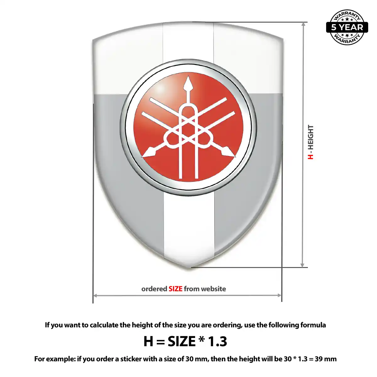 Yamaha Emblem Badge Elite Edition