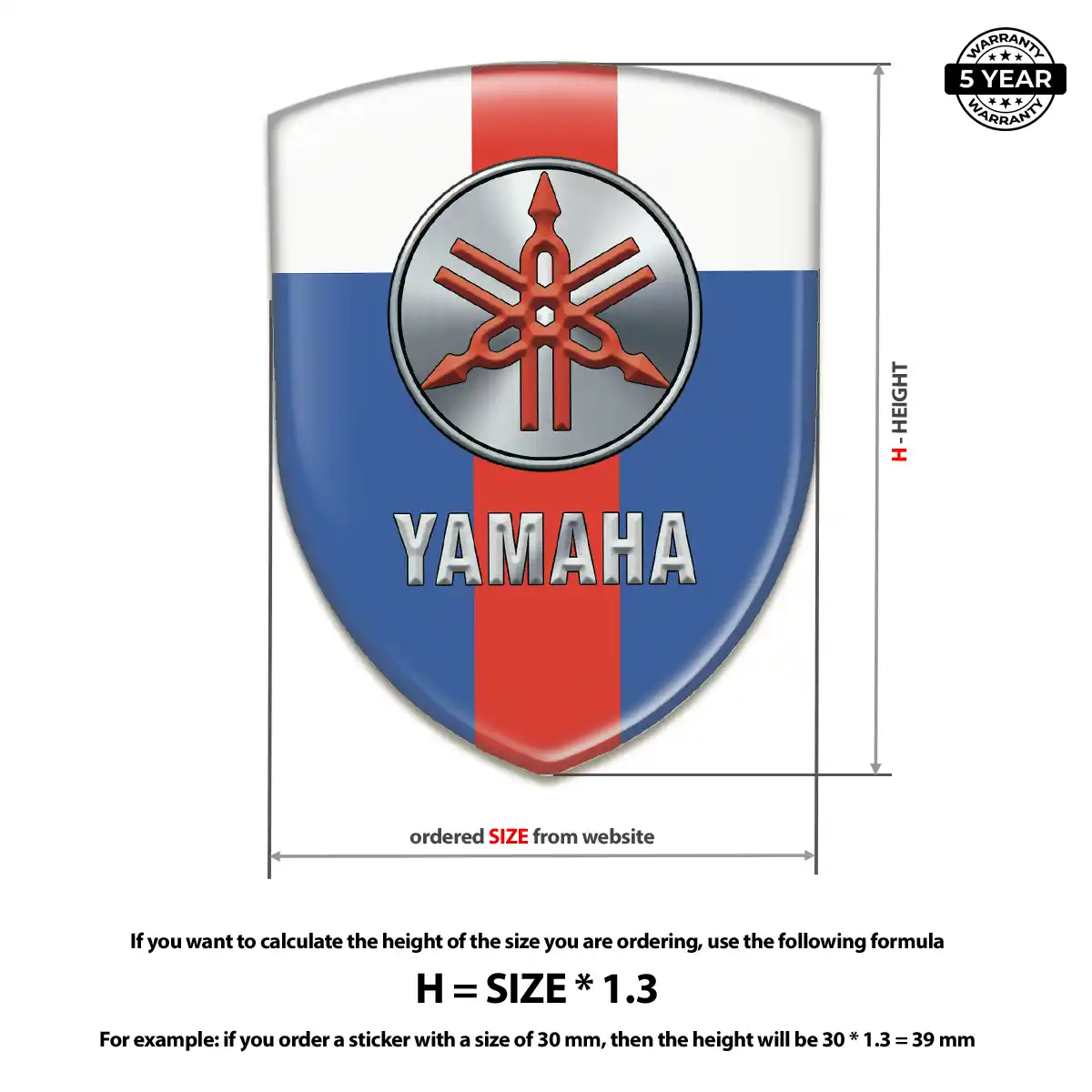 Yamaha Emblem Badge Exclusive Series