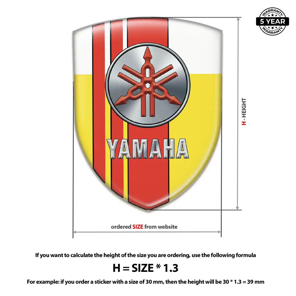 Yamaha Emblem Badge Interior Elegance