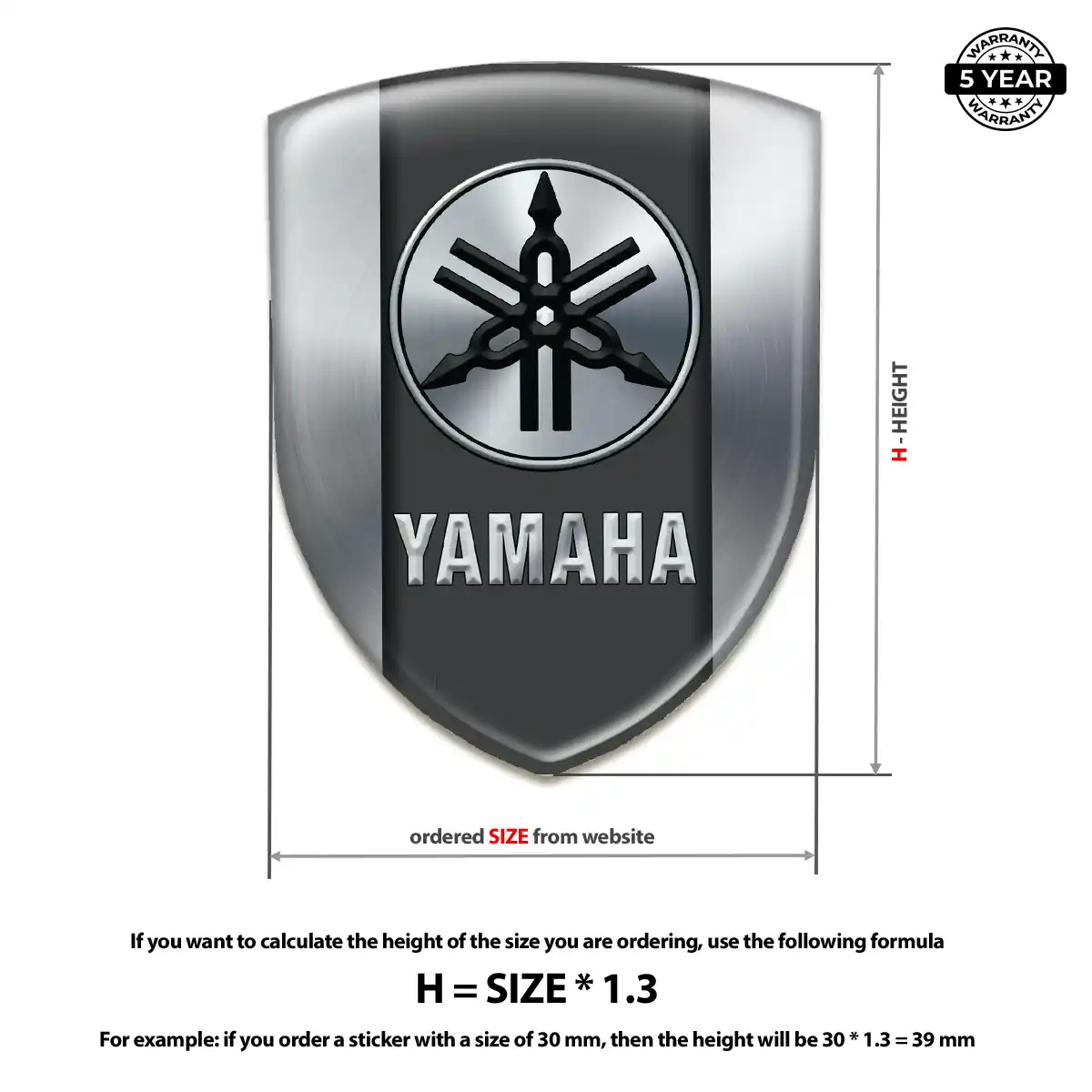 Yamaha Emblem Badge Interior Luxe