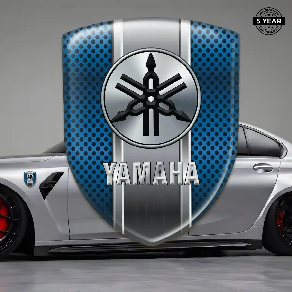 Yamaha Emblem Badge Logo Branded Line