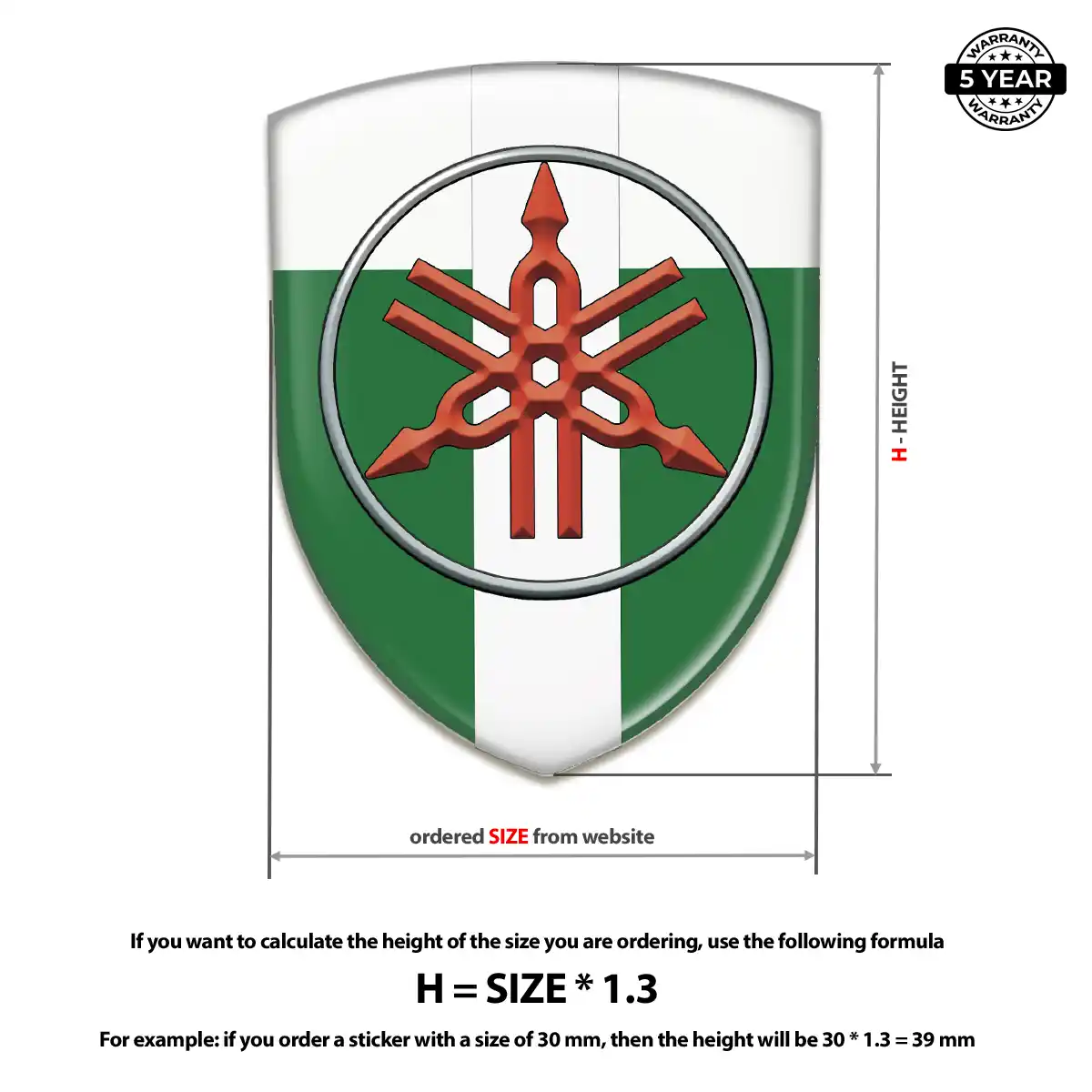 Yamaha Emblem Badge Logo Interior Elegance