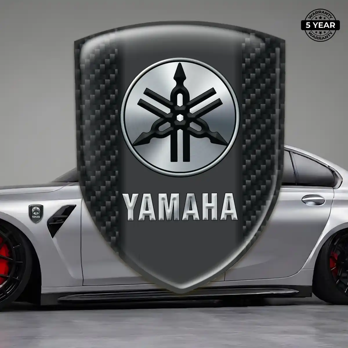 Yamaha Emblem Badge Logo Resin Luxe