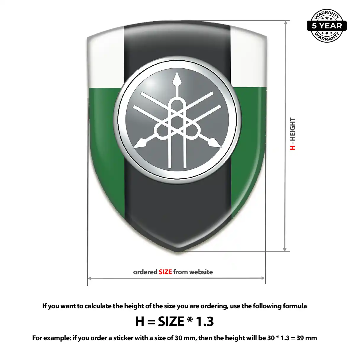 Yamaha Emblem Badge Logo Signature Edition