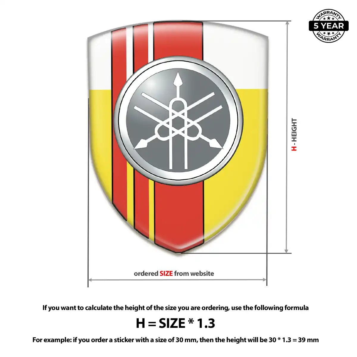 Yamaha Emblem Badge Signature Edition