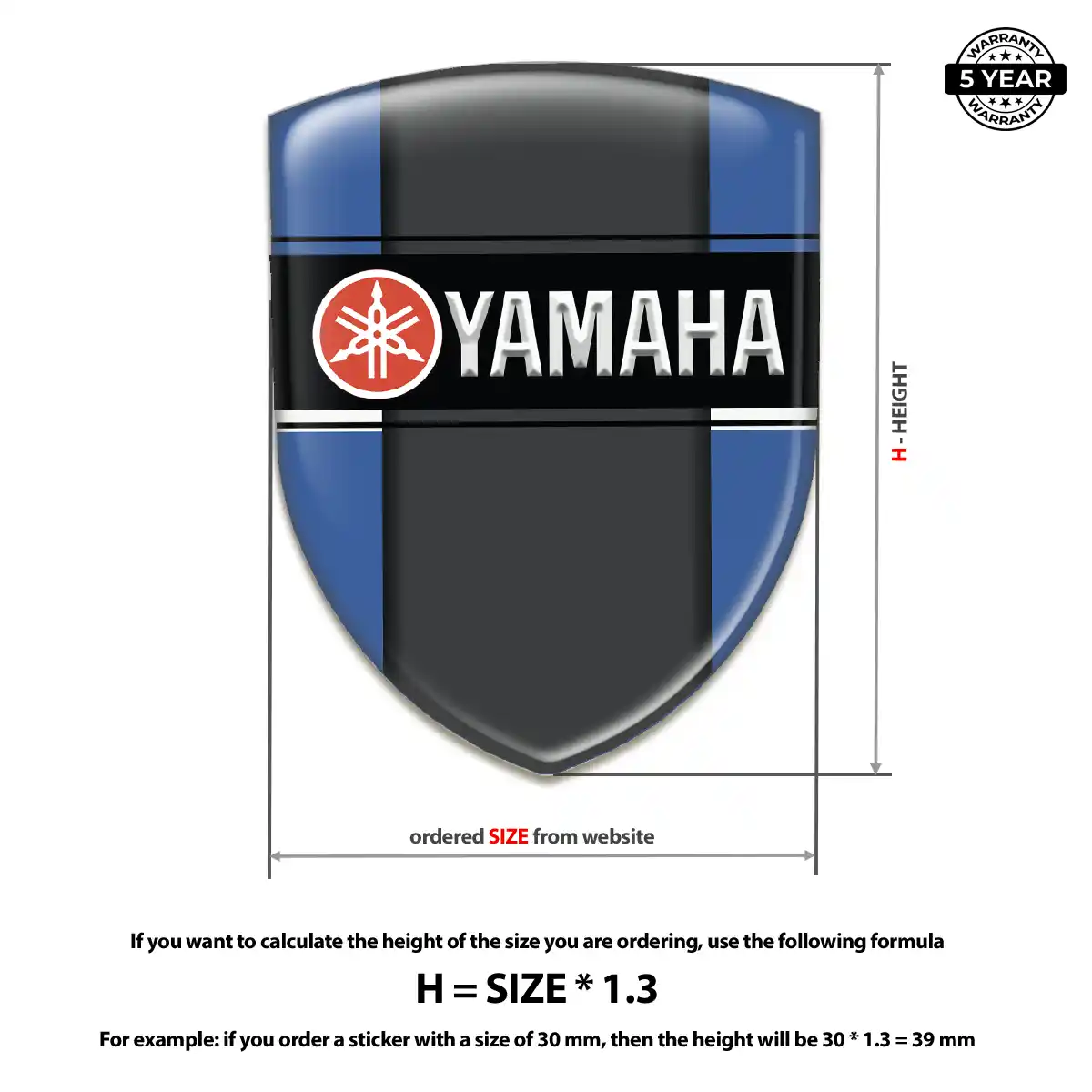 Yamaha Emblem Badge Signature Grade