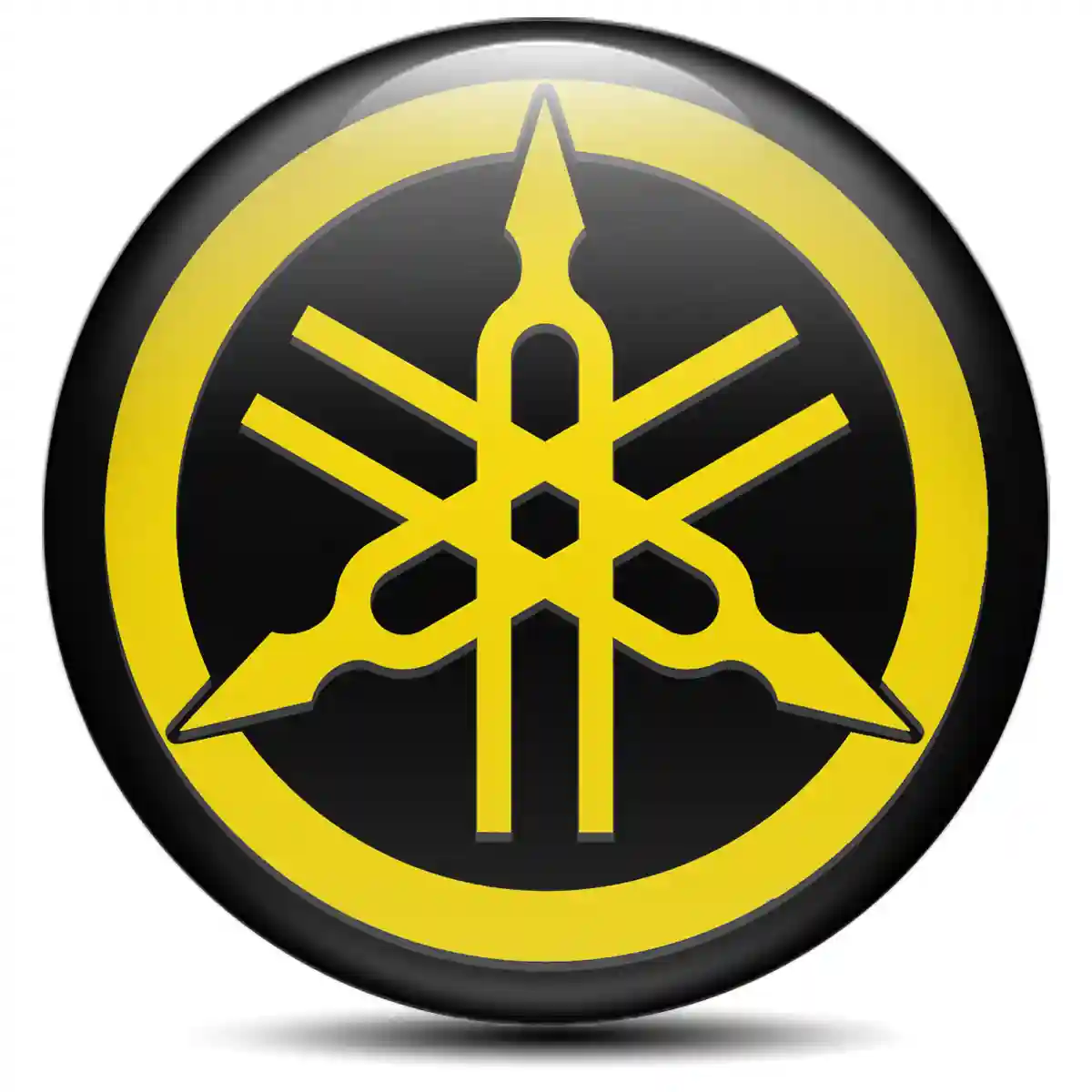 Yamaha Emblem Badge Sleek Style