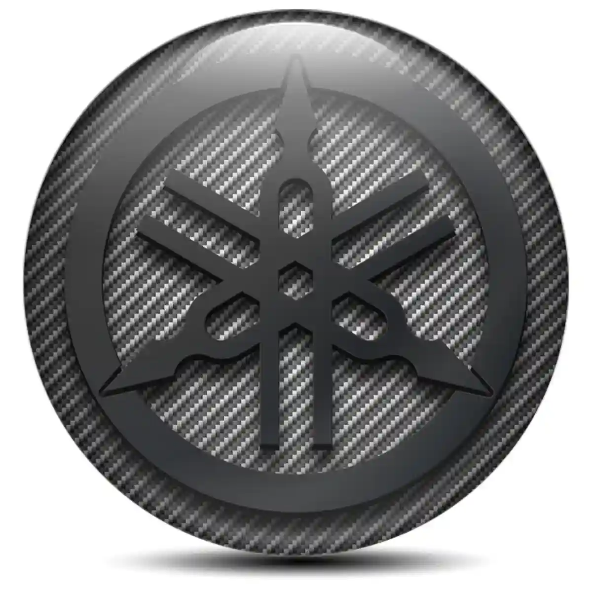 Yamaha Emblem Center Hub Cap Self-Adhesive Sleek Style