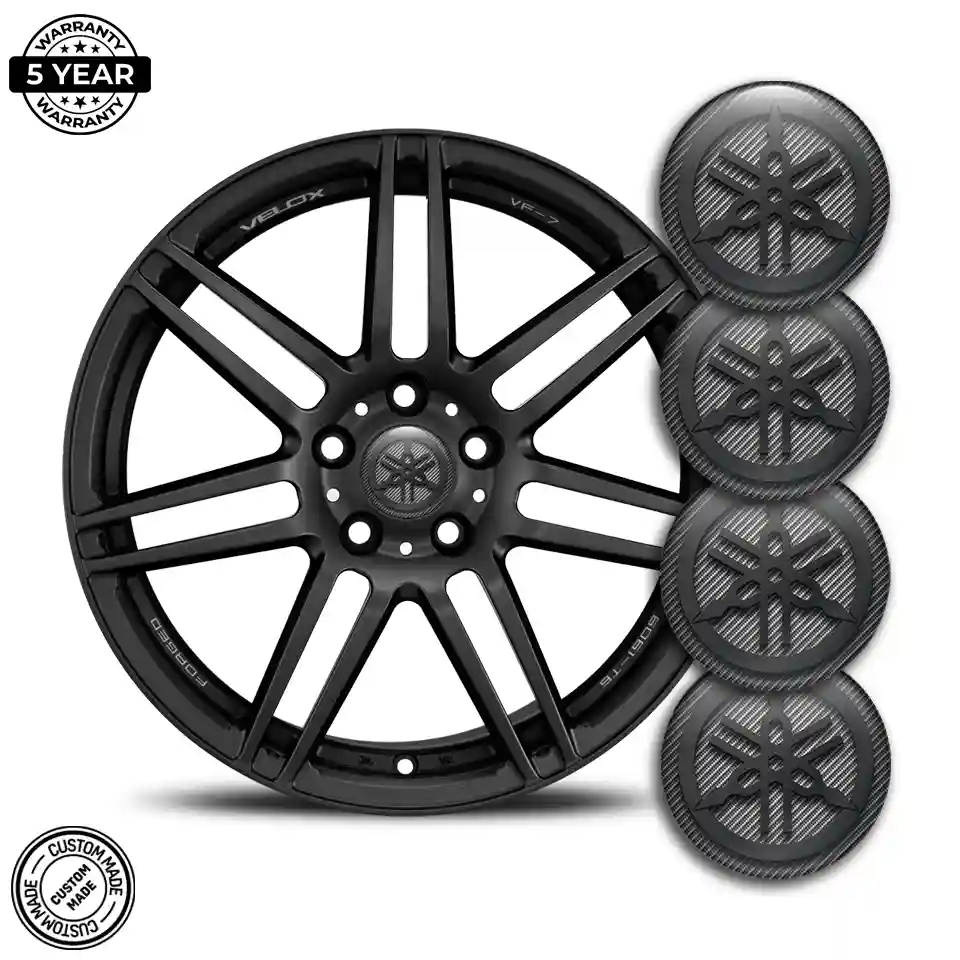 Yamaha Emblem Center Hub Cap Self-Adhesive Sleek Style